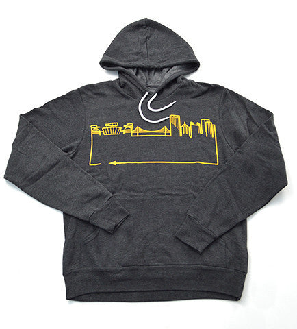 PITTSBURGH • Yellow on Dark Grey