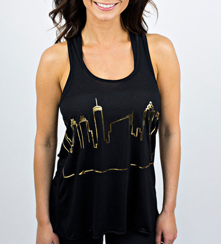 ATLANTA • Gold Foil on Black