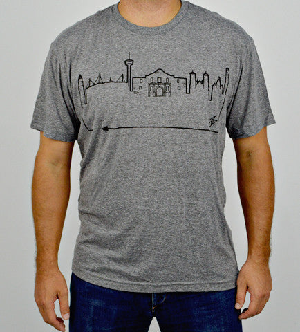 SAN ANTONIO • Black on Grey