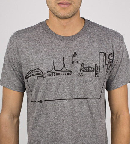 PORTLAND • Black on Grey