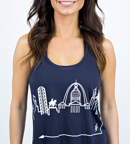 ST. LOUIS • White on Midnight