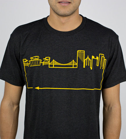 PITTSBURGH • Yellow on Black