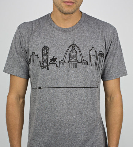 ST. LOUIS • Black on Grey