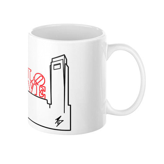 Philadelphia Skyline Coffee Mug 11oz - OutlineTheSky