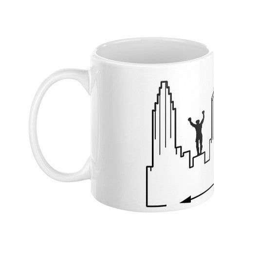Philadelphia Skyline Coffee Mug 11oz - OutlineTheSky
