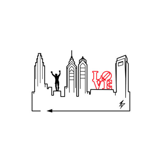 Philadelphia Skyline Coffee Mug  - OutlineTheSky