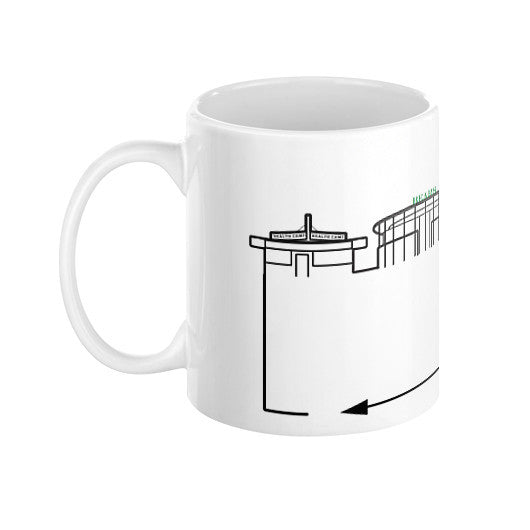 Waco Skyline Coffee Mug 11oz - OutlineTheSky
