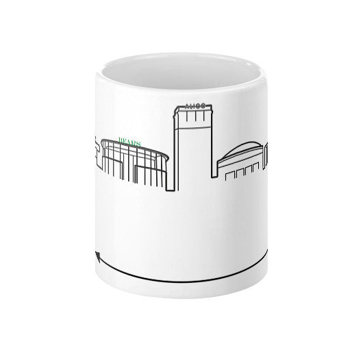 Waco Skyline Coffee Mug 11oz - OutlineTheSky